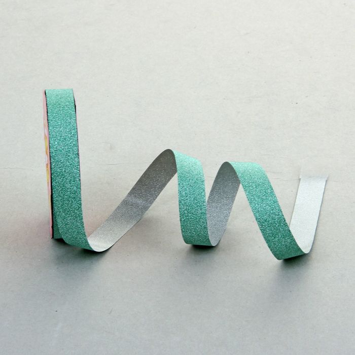 Лента "Алмазная крошка", 1,8 см х 36 м, цвет зелёный