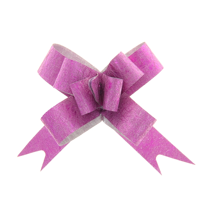Бант-бабочка № 1,2 "Фактура", цвет малиновый