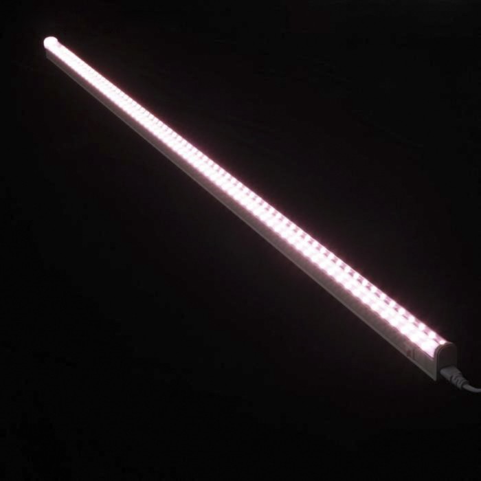 фитосветильник светодиодный 18 вт 1173 мм ip20 полный спектр бело красный Фитосветильник светодиодный, 24 Вт, 872 мм, полный спектр, бело-красный свет