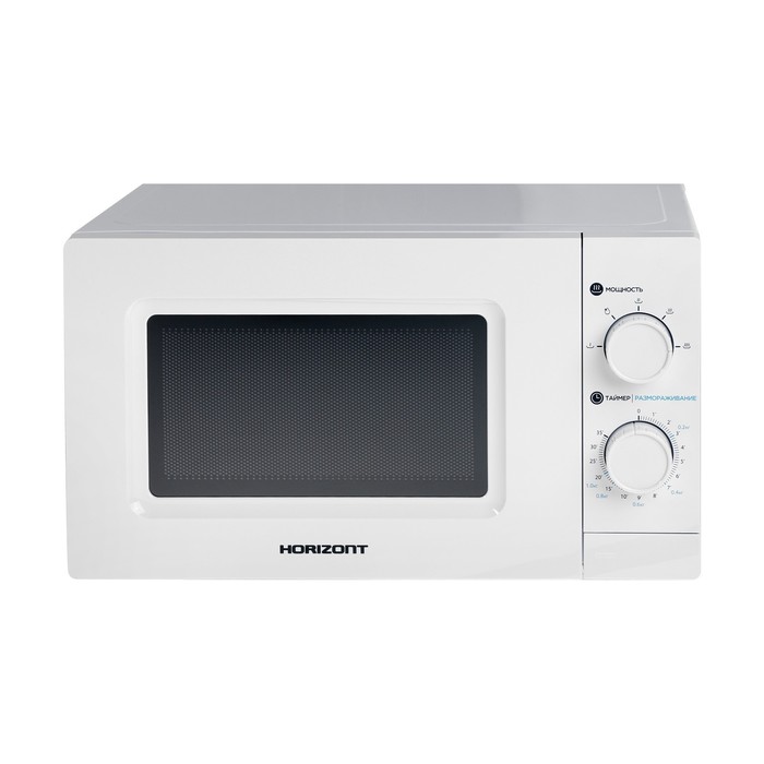 

Микроволновая печь Horizont 20 MW 700-1378 GSB, 700 Вт, 20 л, белая
