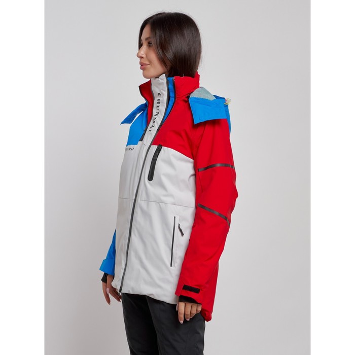 Куртка горнолыжная женская зимняя, размер 42, цвет красный