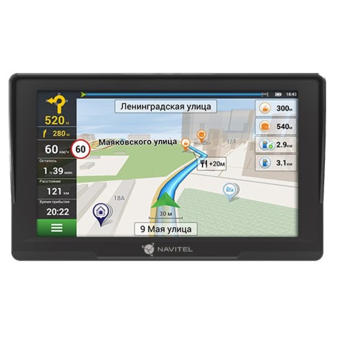 цена Навигатор автомобильный GPS Navitel E777 Truck 7, 800х480, 8Gb, microSD