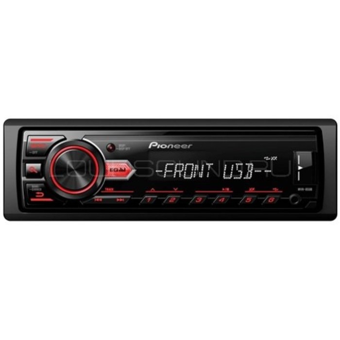 Автомагнитола Pioneer MP3/WMA MVH-85UB, USB, поддержка Android, красная подсветка