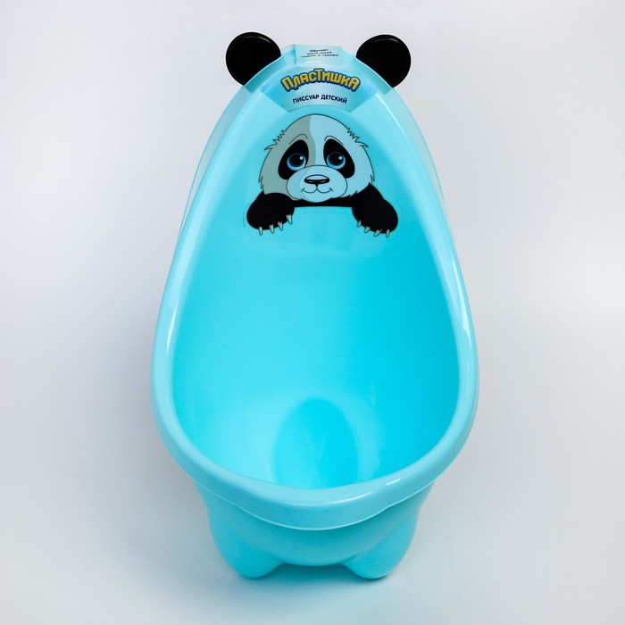 Писсуар детский «Панда», цвет голубой