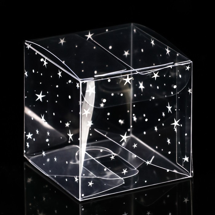 Складная коробка из PVC Звёздный горошек, 5 x 5 x 5 см