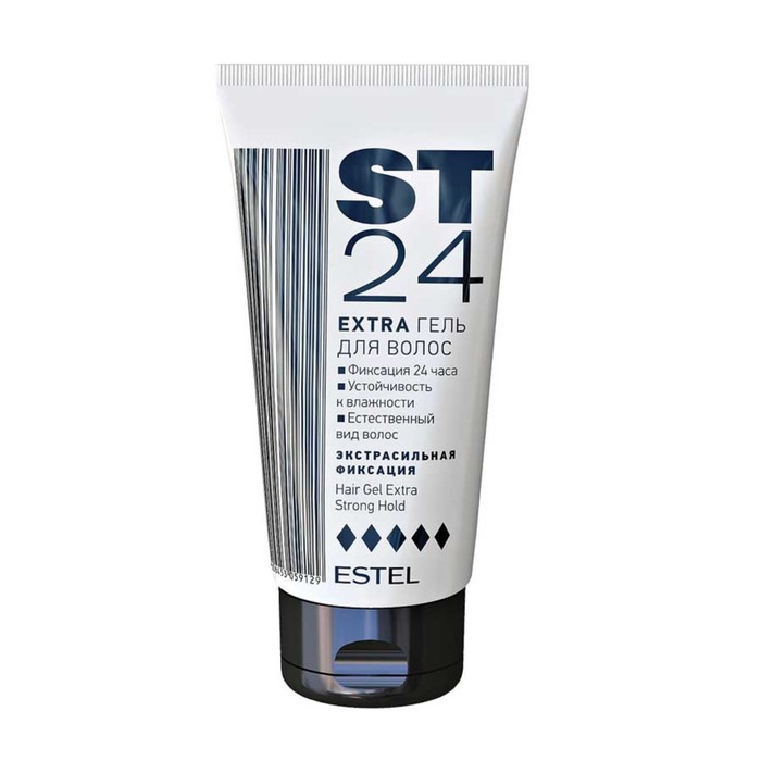 Гель для волос Estel ST24 Extra, экстрасильная фиксация, 150 мл estel extra гель для волос st24 150 мл