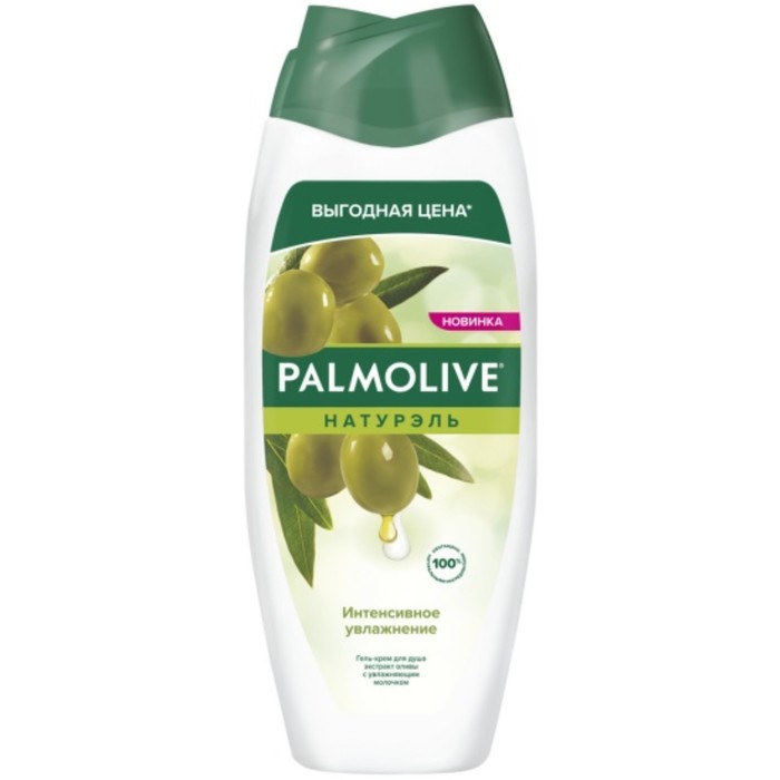 фото Гель-крем для душа palmolive «интенсивное увлажнение», с экстрактом оливы, 450 мл