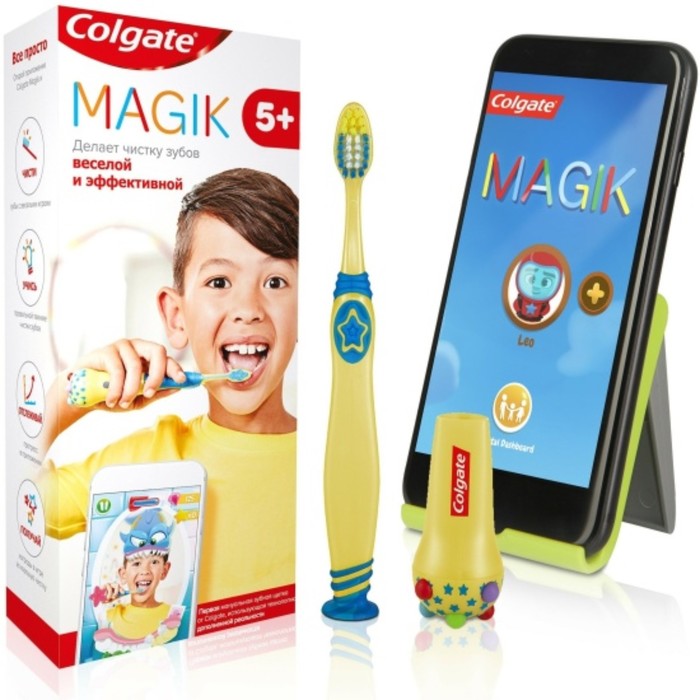 

Щётка зубная для детей Colgate Magik, 5+, мягкая