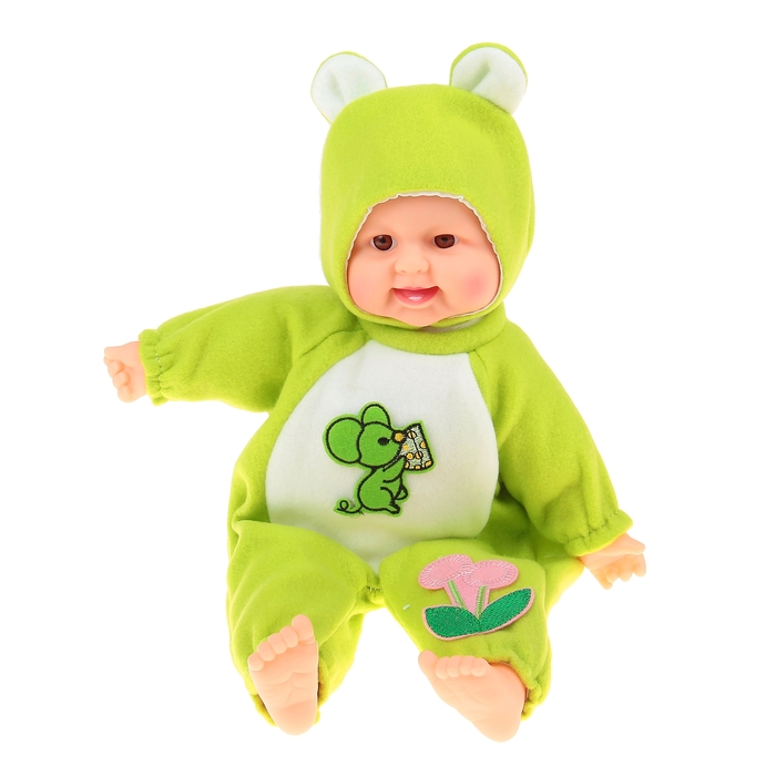 Мягкая игрушка "Кукла костюм мышка", хохочет