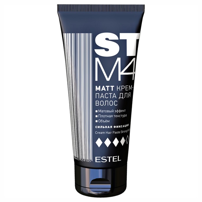 Крем-паста для волос Estel STM4 Matt, сильная фиксация, 100 мл estel крем паста для укладки волос st m4 сильная фиксация 100 мл