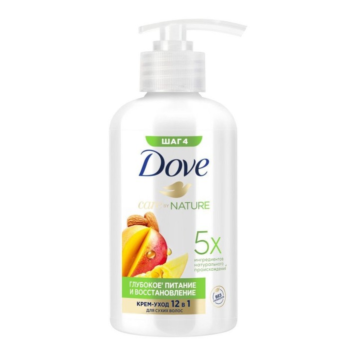 Крем-уход для волос Dove Care By Nature Глубокое питание и восстановление 280 мл 310₽