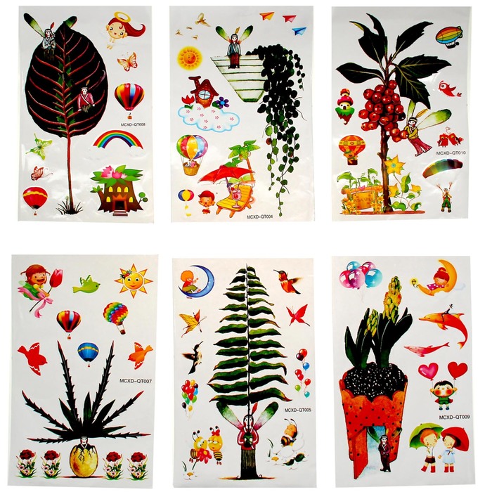 Наклейка "Сказочный мир" МИКС