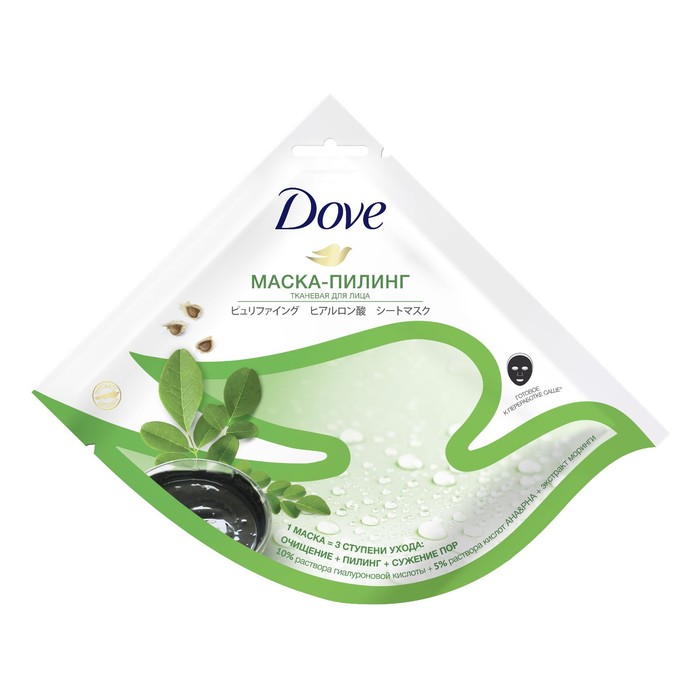 

Маска-пилинг для лица тканевая Dove, 22.72 г