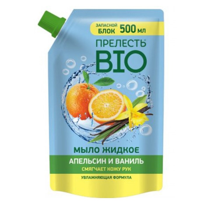

Мыло жидкое «Ваниль и апельсин» 500 мл,, дой-пак