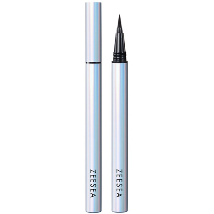 Подводка для век ZeeSea Color Liquid Eyeliner, тон чёрная ночь, 0.5 г