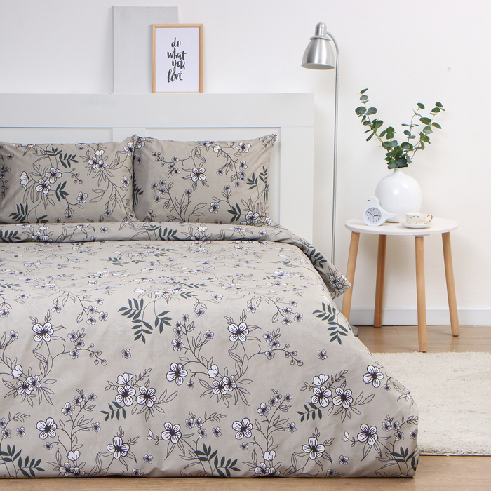 

Постельное бельё 1,5сп Экономь и Я Spring garden, 143х215см, 145х214см, 50х70см-1шт, микрофибра, 60г/м2