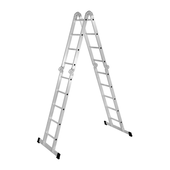 Лестница-трансформер ТУНДРА, алюминиевая, 5х4х4х5 ступени лестница трансформер тундра алюминиевая 4х6 ступени