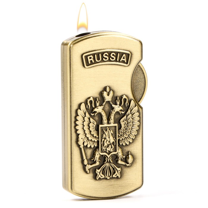 

Зажигалка газовая "Герб", пьезо