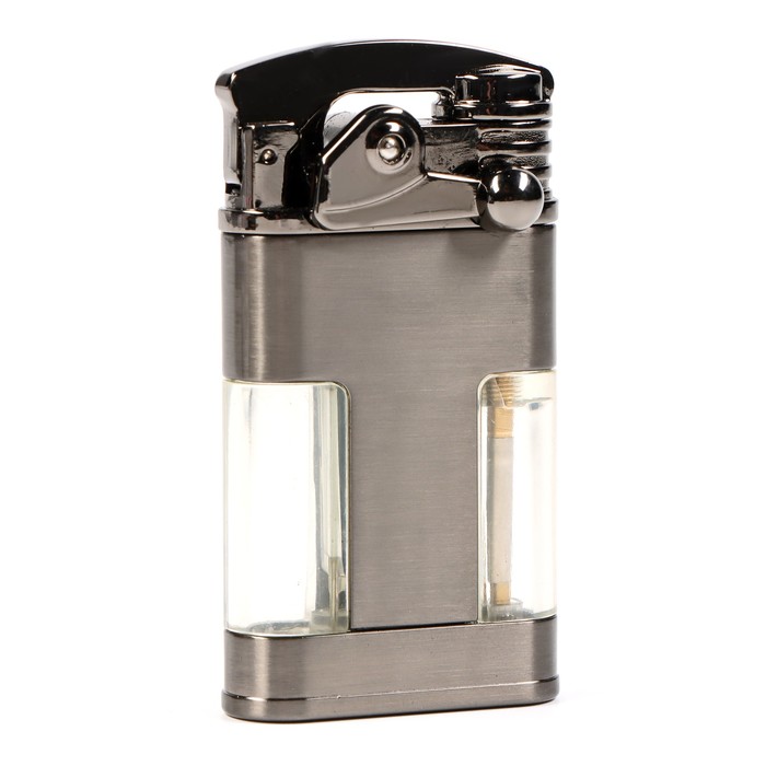 Зажигалка газовая, пьезо, с подсветкой газовая зажигалка часы с подсветкой черный мат