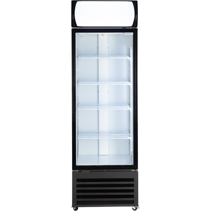 Холодильная витрина NORDFROST RSC 400 GB, класс С, 370 л, чёрно-белая холодильник nordfrost rsc 400 gb