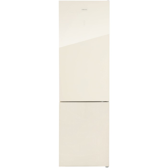 Холодильник HIBERG RFC-400DX NFGY inverter, двухкамерный, класс А++, 380л, бежевый