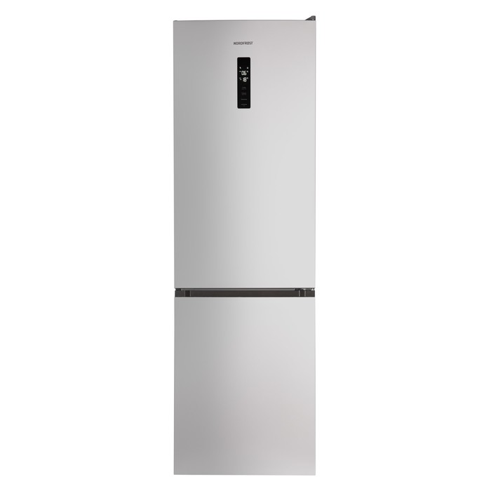 цена Холодильник NORDFROST RFC 350D NFS, двухкамерный, класс А+, 348 л, No Frost, серебристый