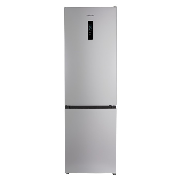 цена Холодильник NORDFROST RFC 390D NFS, двухкамерный, класс А+, 378 л, No Frost, серебристый