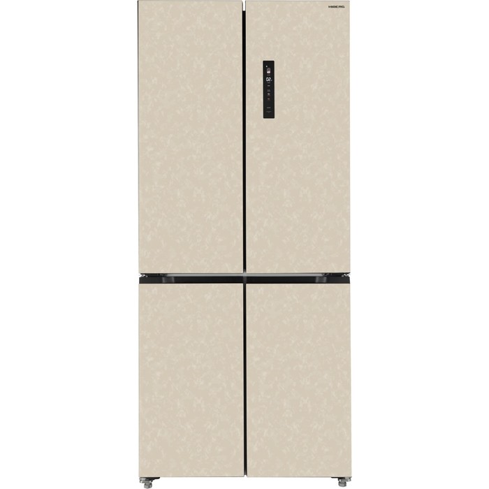 Холодильник HIBERG RFQ-600DX NFYm inverter, двухкамерный, класс А++, 526л, бежевый