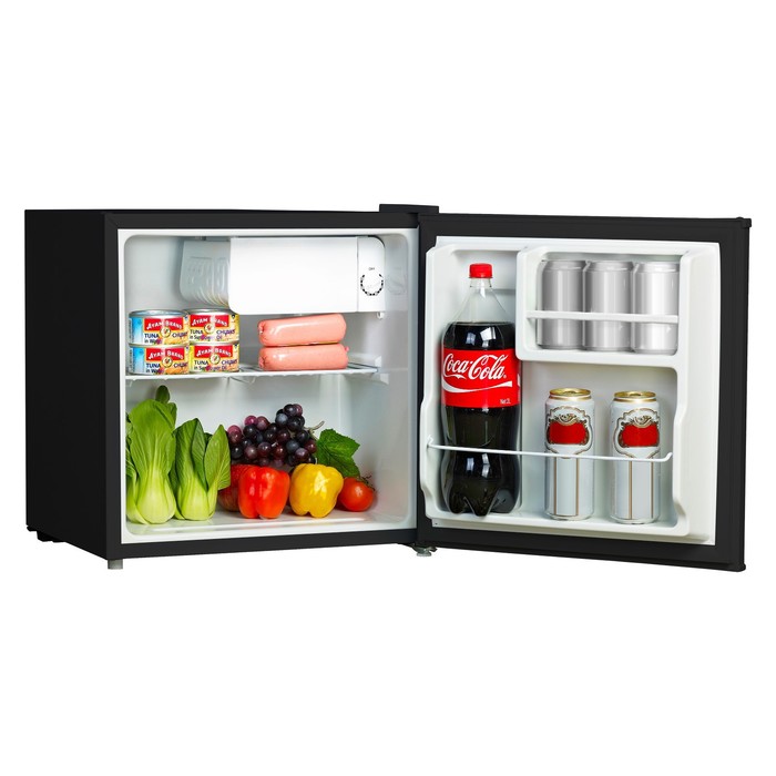 Холодильник NORDFROST RF 50 B, однокамерный, класс А+, 45 л, чёрный холодильник nordfrost nr 402 b однокамерный класс а 60 л чёрный