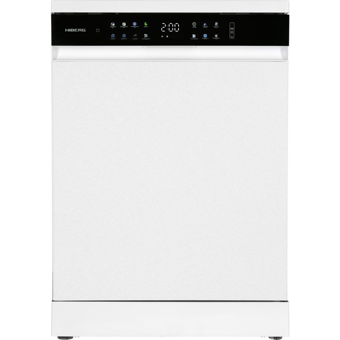 Посудомоечная машина HIBERG F68 1530 LW, класс А+++, 15 комплектов, 8 режимов, белая посудомоечная машина hiberg f68 1530 lb