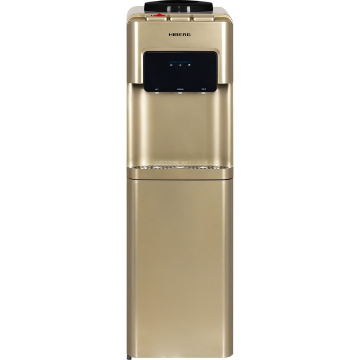 Кулер для воды HIBERG FK 603 G, нагрев и охлаждение, 500/85 Вт, золотистый