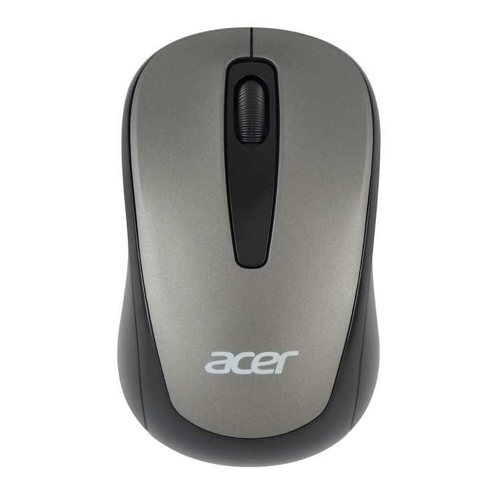 Мышь Acer OMR134 серый оптическая (1000dpi) беспроводная USB для ноутбука (2but) цена и фото