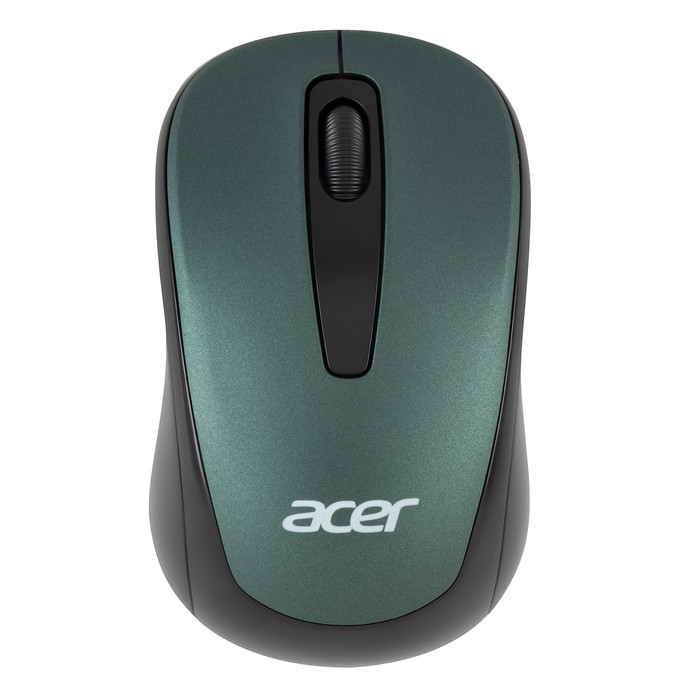 Мышь Acer OMR135 зеленый оптическая (1000dpi) беспроводная USB для ноутбука (2but) цена и фото
