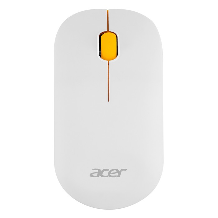 Мышь Acer OMR200 желтый оптическая (1200dpi) беспроводная USB для ноутбука (2but) цена и фото