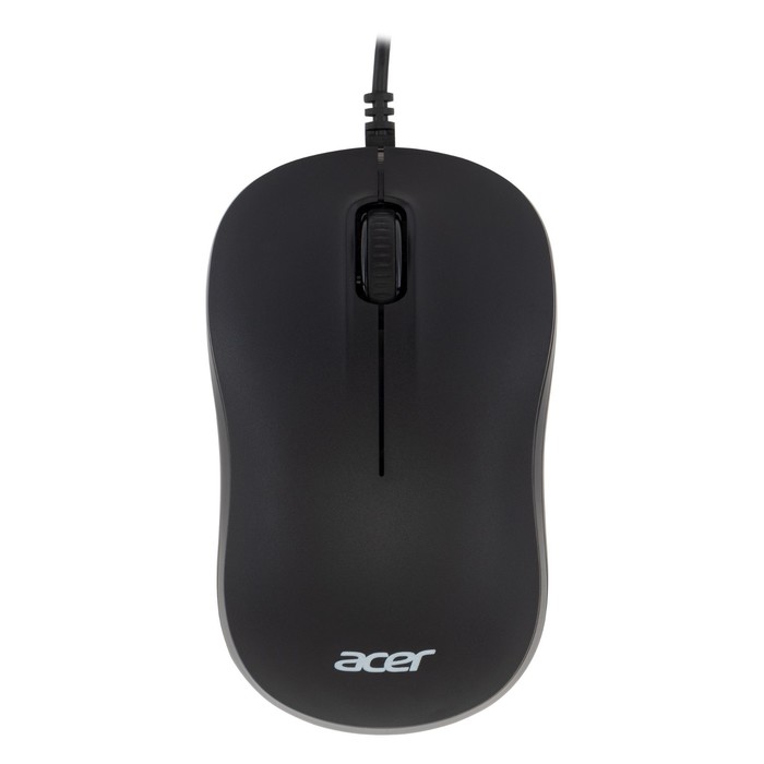 цена Мышь Acer OMW140 черный оптическая (1200dpi) USB (3but)