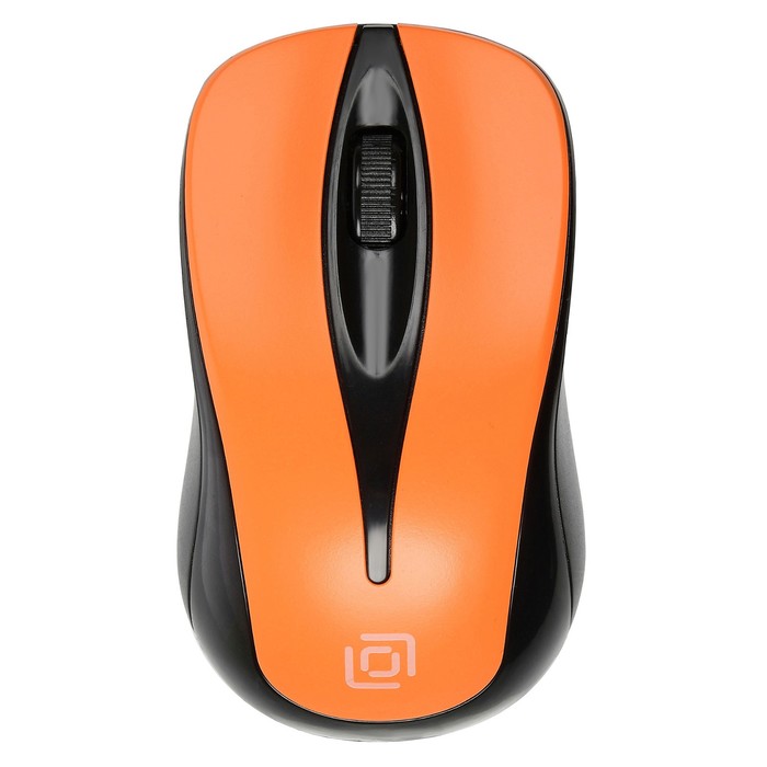 цена Мышь Оклик 675MW черный/оранжевый оптическая (1200dpi) беспроводная USB для ноутбука (3but) 102945