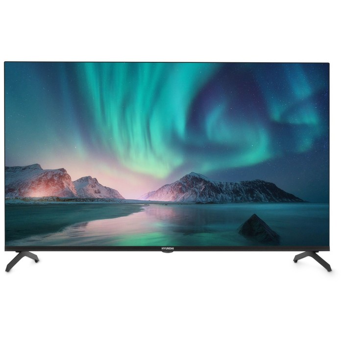 Телевизор LED Hyundai 43 H-LED43BU7006 Android TV Frameless Metal черный 4K Ultra HD 60Hz 1029538