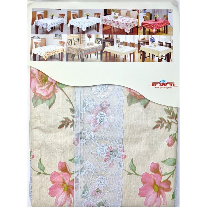 

Скатерть ПВХ Jewel, размер 106х152 см