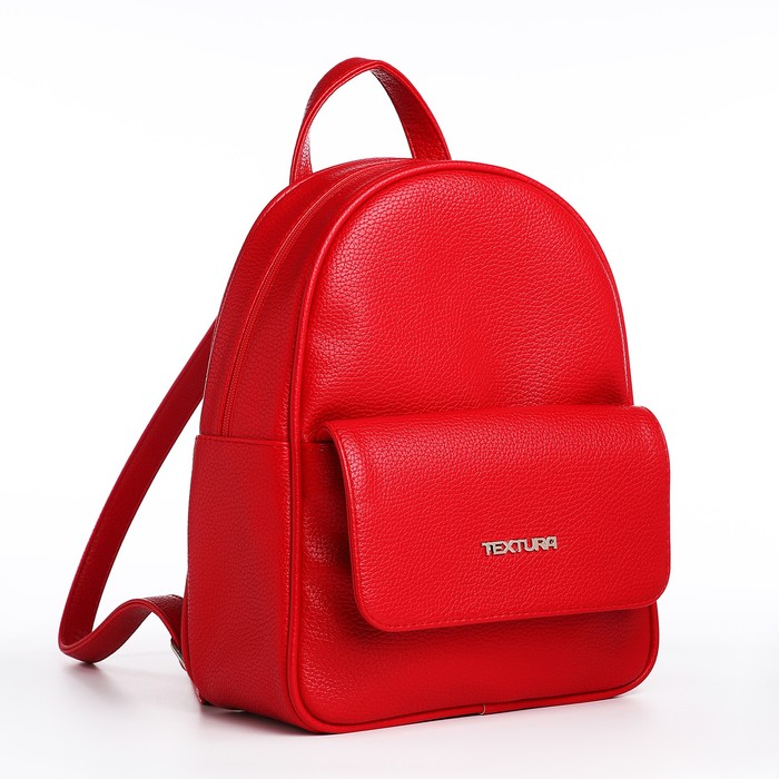 Рюкзак женский городской TEXTURA, цвет красный цена и фото