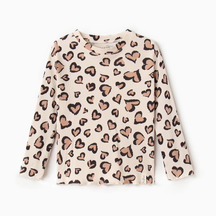 

Футболка с длинным рукавом KAFTAN Leo love размер 38 (146-152см)