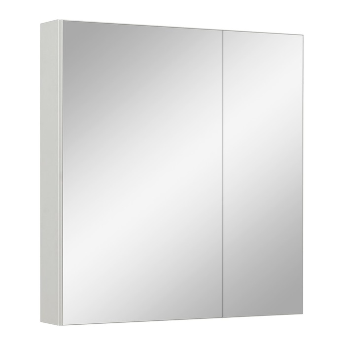 Зеркало-шкаф для ванной комнаты Лада 60 белый, 12 х 60 х 65 см