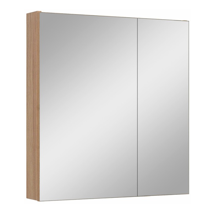 Зеркало-шкаф для ванной комнаты Лада 60 графит, 12 х 60 х 65 см