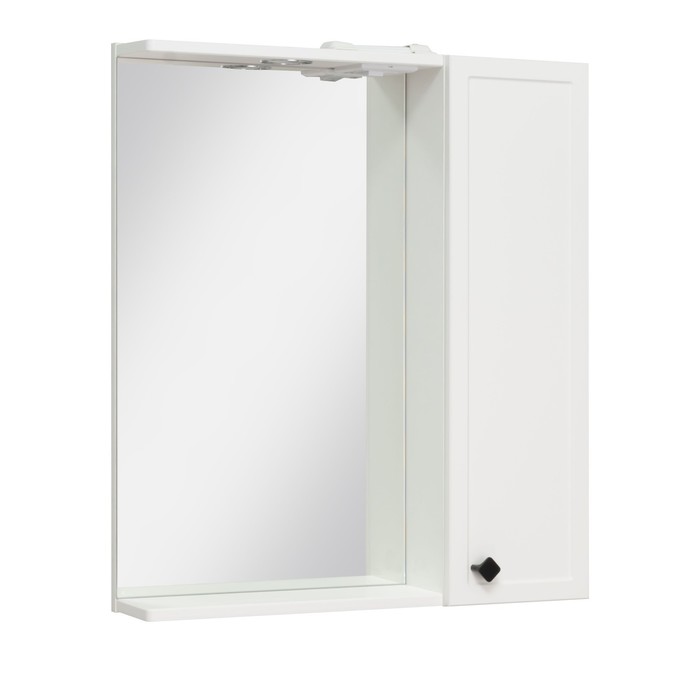 Зеркало-шкаф для ванной комнаты Римини 65 правый, 14,7 х 65 х 75 см