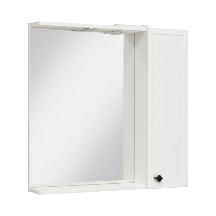 Зеркало-шкаф для ванной комнаты Римини 75 правый, 14,7 х 75 х 75 см