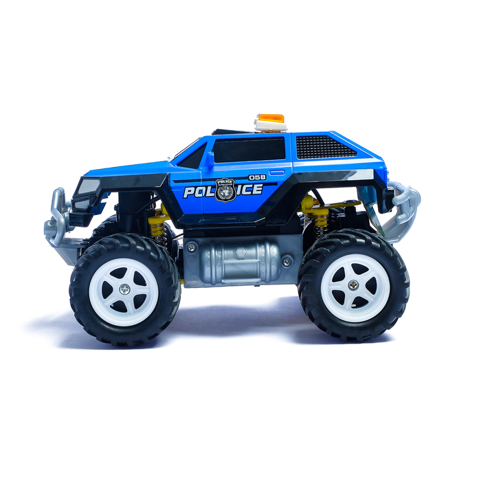 Радиоуправляемая машина "Полицейский джип", с аккумулятором, цвета МИКС