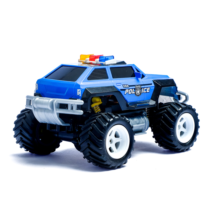 Радиоуправляемая машина "Полицейский джип", с аккумулятором, цвета МИКС