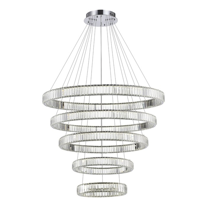 

Люстра подвесная St Luce. SL1622.113.05. Tivoli. 1х285 Вт, LED, 4000K, 17100 Lm, 120х120х100 см, цвет хром