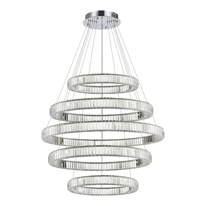 

Люстра подвесная St Luce. SL1622.103.05. Tivoli. 1х255 Вт, LED, 4000K, 15300 Lm, 100х100х100 см, цвет хром