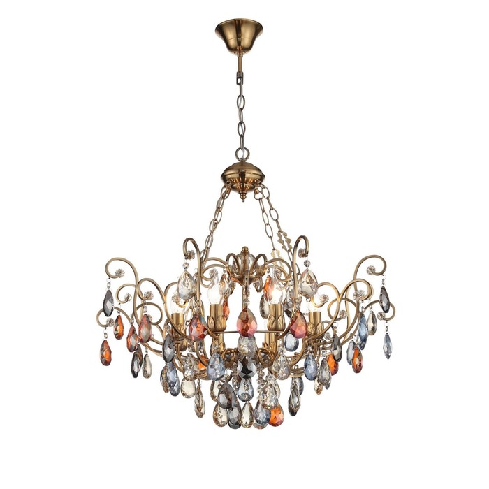 

Люстра подвесная St Luce. SL421.303.08. Vianeta. 8х40 Вт, E14, 68,5х68,5х64,8 см, цвет бронза