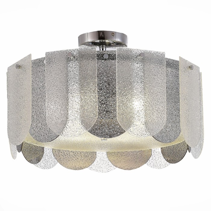 

Светильник потолочный Evoluce. SLE1125-102-06. Erzo. 6х40 Вт, E14, 48х48х28,5 см, цвет хром